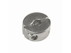 Klemmring 2-tlg. mit 2 Schrauben Edelstahl A4 5mm M3 20x10mm