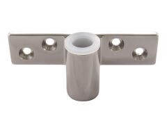 Ruderdollensockel flach Edelstahl A4 für Ruderdolle 814712, 814723