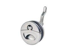 Einlassgriff, wasserdicht Edelstahl A4 62mm rund, ohne Schloss