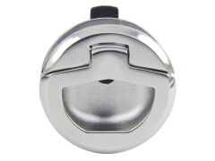 Einlassgriff Edelstahl A4 57mm rund, ohne Schloss