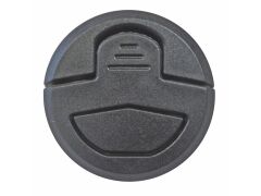 Einlassgriff rund Nylon 51x6mm schwarz