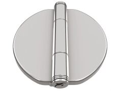 Scharnier mit Schnappabdeckung Edelstahl A4 65x70mm