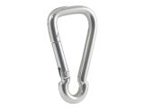 Karabinerhaken, asymmetrisch Edelstahl A4 10x100mm
