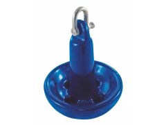 Pilzanker mit Schäkel Stahl/PVC blau beschichtet 12kg