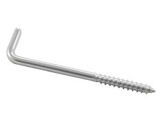 Schraubhaken mit Holzgewinde Edelstahl A2 4,4x80mm