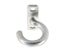 Deckenhaken mit Grundplatte Edelstahl A4 58x58mm