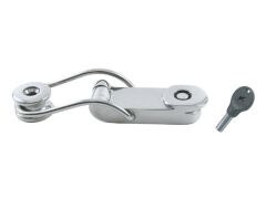 Spannverschluss Edelstahl A4 94mm, mit Schloss