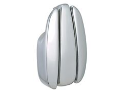 Fenderhalter mit Einhand-Bedienung Edelstahl A4 53mm, oval