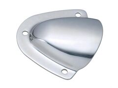 Minilenzer / Lüftungsblech Edelstahl A4 64x66mm