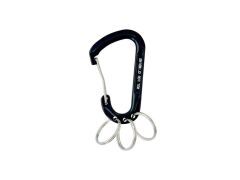 Alu-Karabinerhaken mit Schlüsselringen