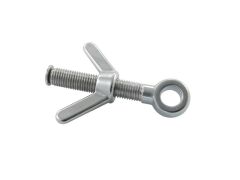 Augbolzen mit Flügelmutter Edelstahl A4 M12, 163mm