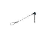 Steckbolzen mit Sicherungsseil A4/Kunststoff 125mm,...