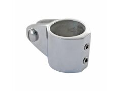 Rohrmittelstück mit 2 Schrauben, verstärkt Edelstahl A4 für Rohr 22mm