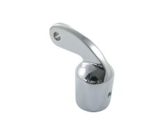 Rohrendkappe mit Lasche, 90° Edelstahl A4 für Rohr 25mm