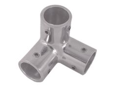 3-Wege Relingeckverbinder Edelstahl A4 für Rohr 25mm