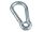 Karabinerhaken mit Kausche Edelstahl A4 12x140mm