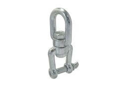 Wirbelschäkel Auge-Gabel Edelstahl A4 8x94mm