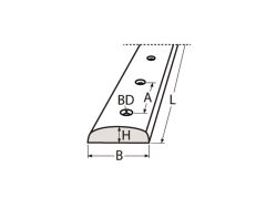 3m Scheuerleiste halbrund, massiv Edelstahl A4 10x3,5mm poliert und gebohrt