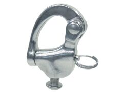 Schnappschäkel mit Schraube Edelstahl A4 M6