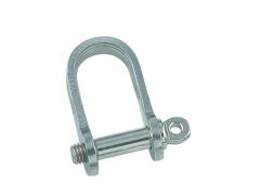 Flachschäkel Edelstahl A4 4mm