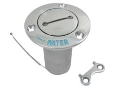 Einfüllstutzen mit Schlüssel Edelstahl A4 1 1/2" WASTE