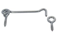 Sturmhaken mit Ösenschrauben Edelstahl A4 4,4x120mm