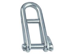 Schlüsselschäkel mit festem Steg Edelstahl A4 6mm