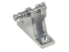 Verdeckbeschlag mit Klappnasenbolzen Edelstahl A4 60x18mm