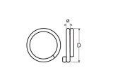 Sicherungsring Edelstahl A2 1,5x16mm