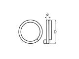 Sicherungsring Edelstahl A2 1,5x26mm