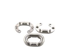 Kettennotglied zum Einnieten Edelstahl A4 für Kette 10mm