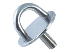 Augplatte rund mit Gewinde Edelstahl A2 40mm, Bügel 6mm, M8x23mm