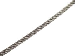 Edelstahldrahtseil mittelweich 7x7 sZ Edelstahl A4 3mm (250m)