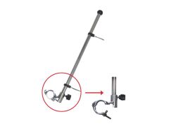 Flaggenstock mit Halter für Reling A2/Kunststoff für Rohr 25mm