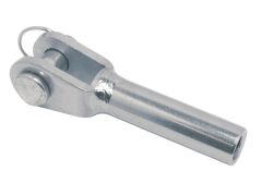 Mini-Gabel mit Innengewinde, links Edelstahl A4 M8L