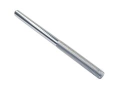 Anschweißende mit Rechtsgewinde Edelstahl A4 140mm M12x75mm