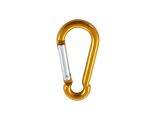 Alu-Karabinerhaken Alu 5x50mm gelb