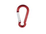 Alu-Karabinerhaken Alu 5x50mm rot