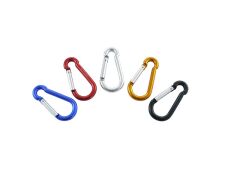 Alu-Karabinerhaken Alu 6x60mm Farbmix
