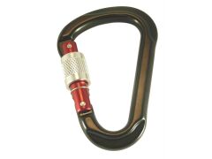 Alu-Karabinerhaken mit Sicherungsmutter Alu 116x64mm