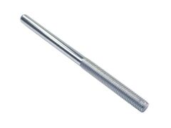 Anschweißende mit Linksgewinde Edelstahl A4 85mm M5x40mm