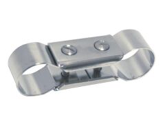 Haltegriffverbinder, Doppelschelle Edelstahl A2 für Rohr 22mm