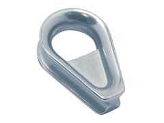 Kausche mit Steg Edelstahl A4 6mm