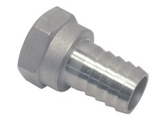 Schlauchanschluss mit Innengewinde Edelstahl A4 1" für Schlauch 25mm