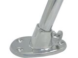 Flaggenstockfuß Edelstahl A4 für Rohr 19mm
