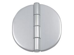 Scharnier mit Abdeckung Edelstahl A4 65x65mm