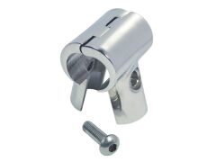 T-Stück teilbar, 90° Edelstahl A4 für Rohr 22mm