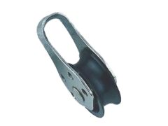 Miniblock mit Gleitlager und Bügel A2/Kunststoff für Seil 6mm