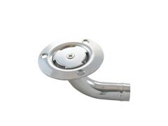 Tankentlüfter versenkt, 90° Edelstahl A4 65mm, für Schlauch 19mm