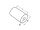 Seitenrolle mit Buchse Gummi 150x62mm